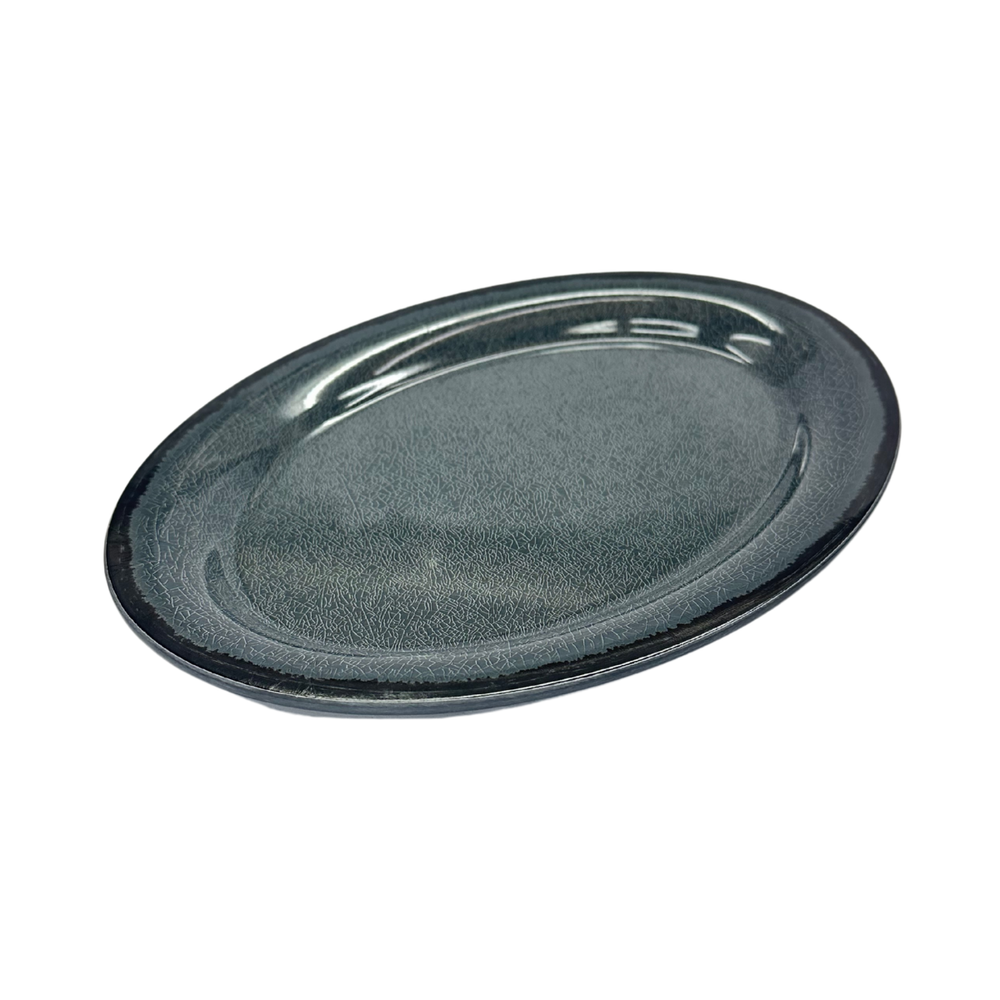 Travessa Oval Chumbo M de Melamina - A Gourmet