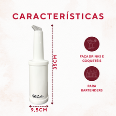 Garrafa Dosadora Plástico 1 Litro - A Gourmet