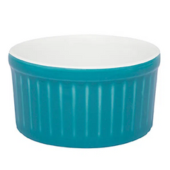 Ramequim azul de 240ml em Porcelana Refrataria Oxford