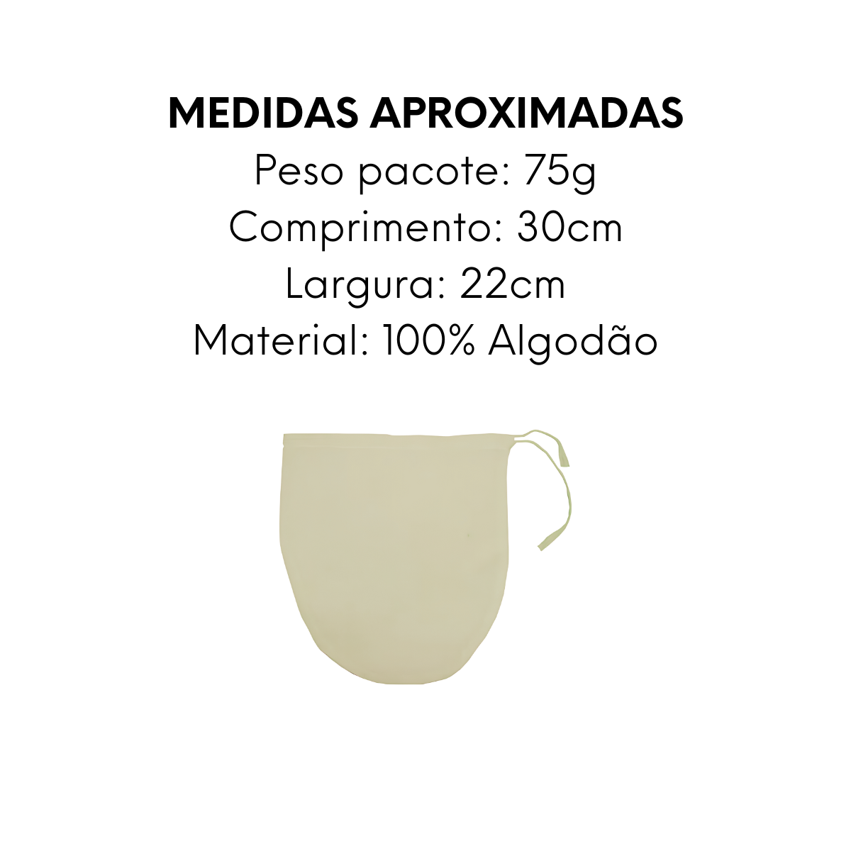 Kit 3 Coador de Café N4 de 100% Algodão - A Gourmet