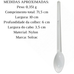 Colher de Nylon Concava Funda 70cm Soirac