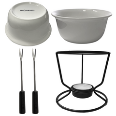 Conjunto Foundue Halle 5Pçs Ceramica Etilux