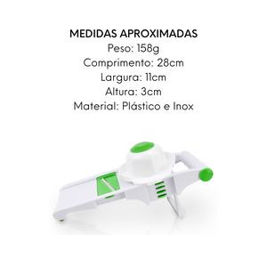 Ralador Multifuncional de Plastico e Aço inox Clink