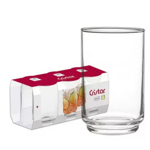 Copo Alto Alegro de Vidro 350ml Class Home