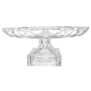 Centro de Mesa Com Pé em Vidro 29,5 cm Class Home