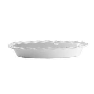Travessa Oval Com Bordas Cerâmica Class Home