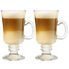 Caneca Capuccino Irish de Vidro 230ml Class Home