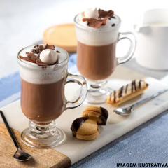 Caneca Capuccino Irish de Vidro 230ml Class Home