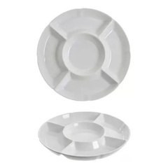 Petisqueira 5 Divisória Melamina 23cm - A Gourmet