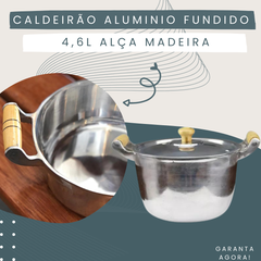 Caldeirão N24 em Aluminio Fundido Com Tampa - A Gourmet