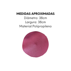 Lugar Americano Bordô GZT