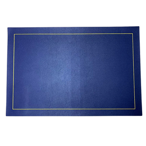 Lugar Americano Azul couro sintético Dolce Home