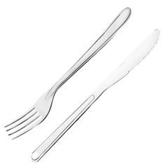 Kit Garfo Mesa Faca Mesa Oriente 24Pçs