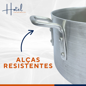 Caçarola Hotel Reta N26 Alumínio - A Gourmet