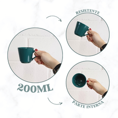 Xicara Chá Ceramica Refrataria 200ml