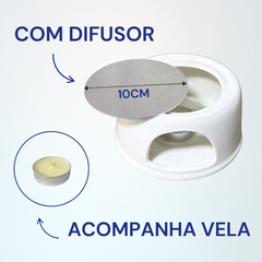 Conjunto Fondue 6 Peças Porcelana Casal - A Gourmet