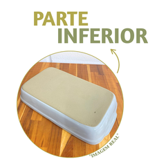 Travessa Retangular Cerâmica Refratária