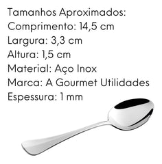Colher Chá Olimpia Inox Hercules