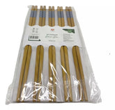 Kit 10 Pares de Hashi de Bambu Ecológico - A Gourmet