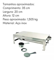 Rechaud de Chapa Com Alça Alissan