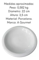 Kit 50 Prato Fundo Pequi Com Sua Logo Marca - A Gourmet