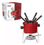 Conjunto Fondue 10Pçs Vermelho - A Gourmet
