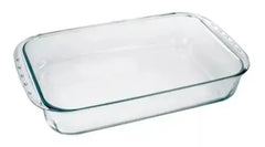 Travessa Lasanha 5L de Vidro Temperado Sem Tampa Nadir