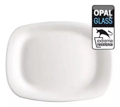 Prato Retangular Parma de Vidro Temperado - A Gourmet