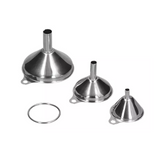Conjunto 3 Funis em Aço Inox Hercules Hercules