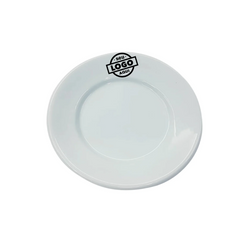 Kit 50 Prato Pão Bauru de Porcelana Com Sua Logo Marca - A Gourmet