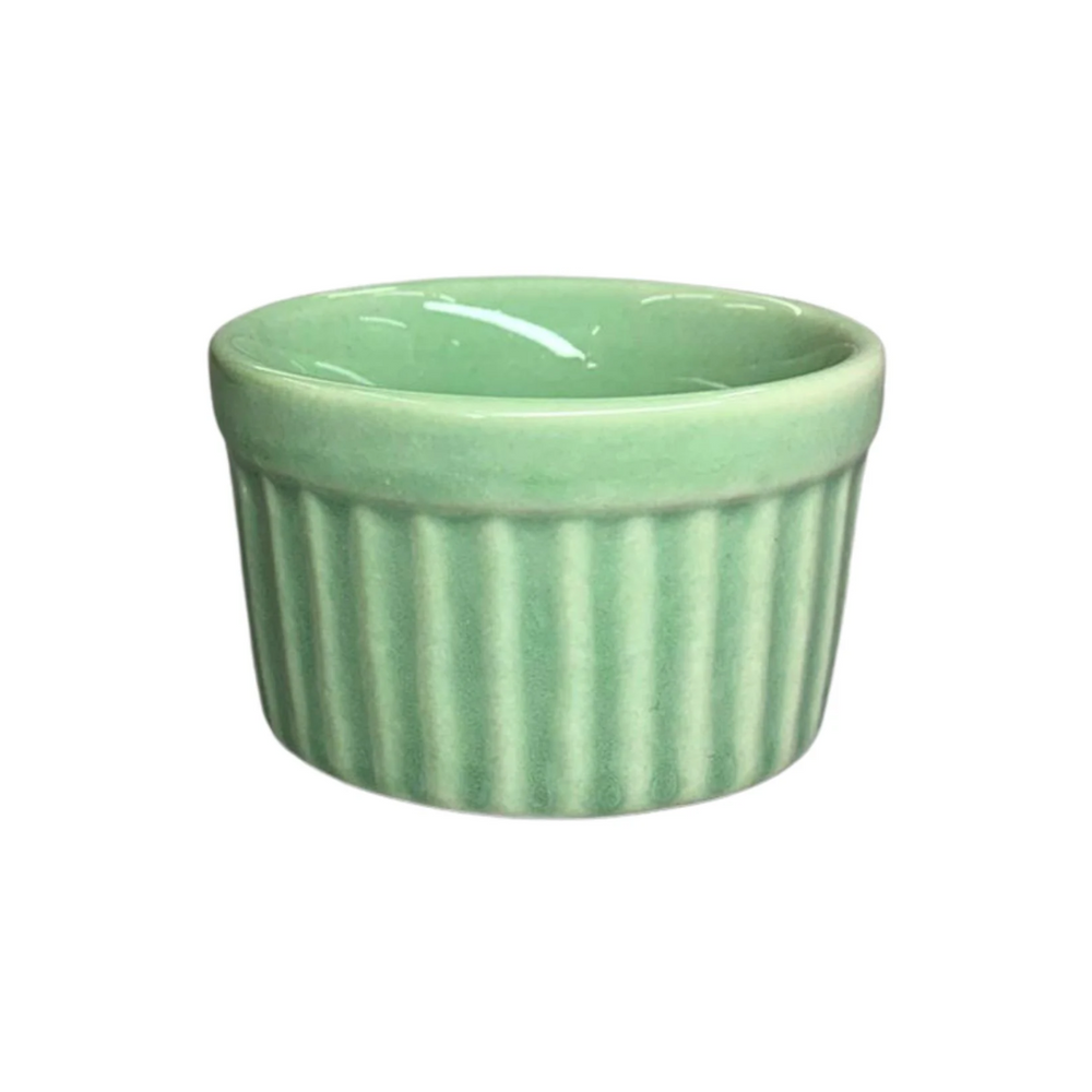 Ramekim Verde Claro Pequeno 100ml de Porcelana BelaVista