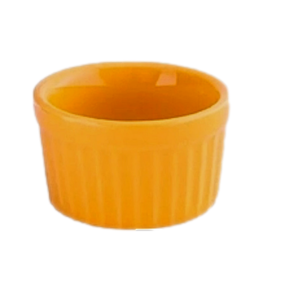 Ramekim Médio em Porcelana Laranja 150 ML BelaVista