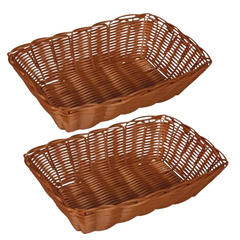 Cesta Retangular para pão 25cm de polipropileno - A Gourmet