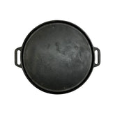 Bifeteira Chapa Redonda Lisa 30cm Em Ferro Fundido RIG