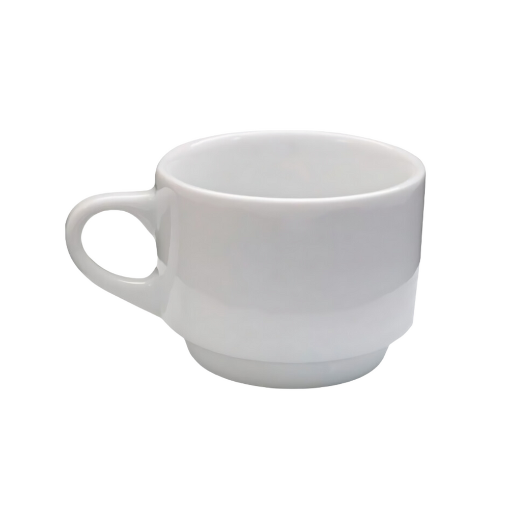 Kit 3 Xicaras de Chá 160ml de Porcelana S/Pires - A Gourmet