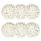 Conjunto de 6 Prato Raso Chuvisco Oxford - A Gourmet