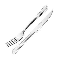 Kit Garfo Mesa e Faca Churrasco 24 Peças