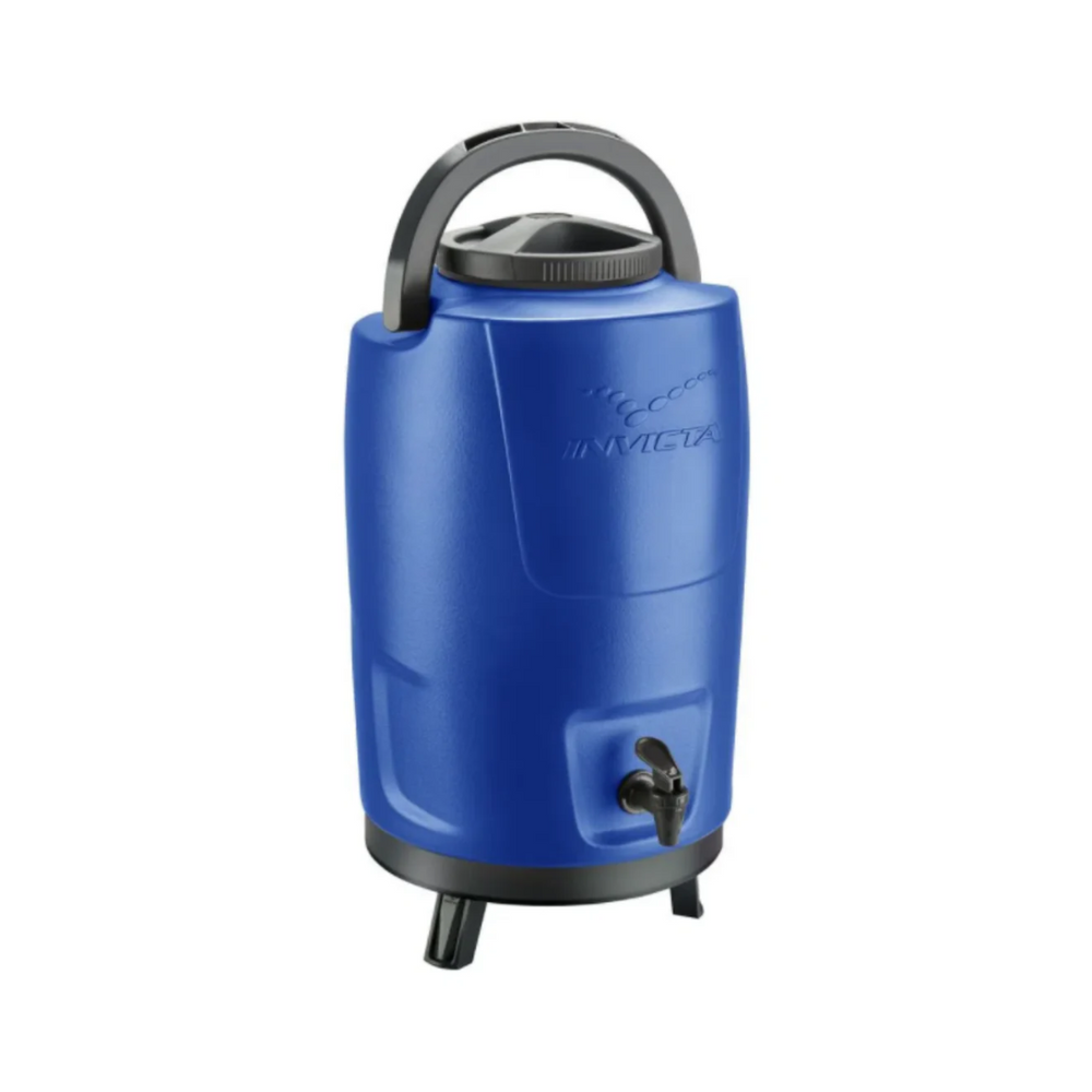 Garrafa Botijão Térmico Com Tripé Incess Azul 12L Invicta