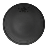 Prato Raso Redondo Melamina Black Bestfer