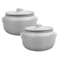 Caçarola Ceramica Branca Refrataria 2,1L LaFaenza