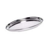 Bandeja Redonda em Aço Inox 36cm KeHome