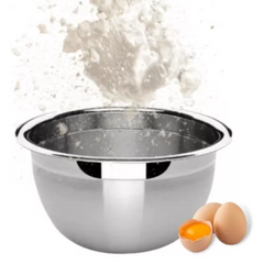 Tigela Bowl em Aço Inox 30cm Confeitaria Baccani