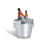 Balde de Gelo Pequeno Aluminio Polido 2,5L Lidermix