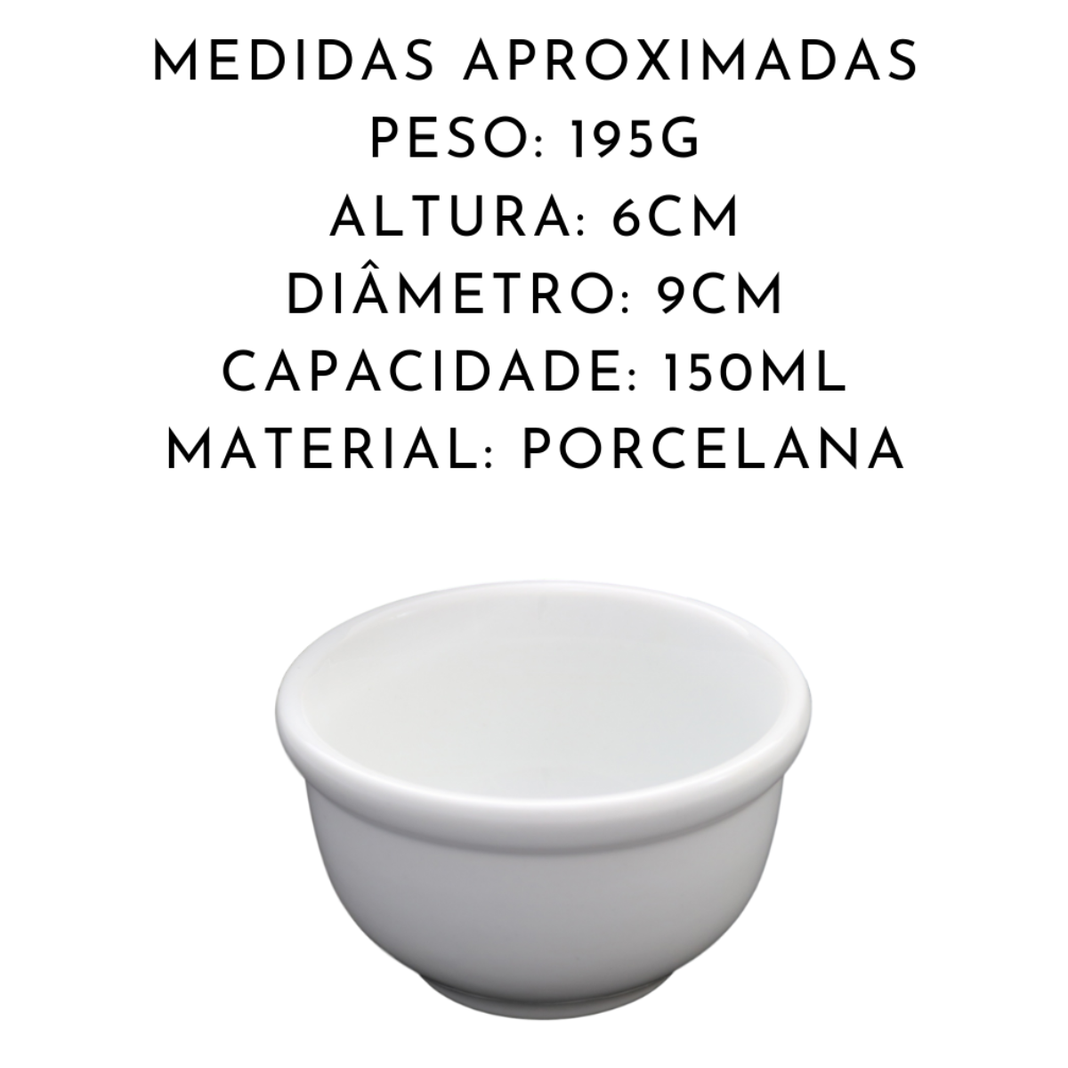Cumbuca Porta Vinagrete 150 ml - A Gourmet