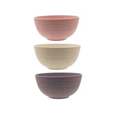 Bowl Bambu Ecológico PP 700ml Sortido Rosa Roxo Bege Lyor