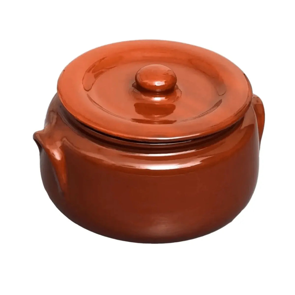 Caçarola de barro N°2 com tampa e asa 2,2L Motta