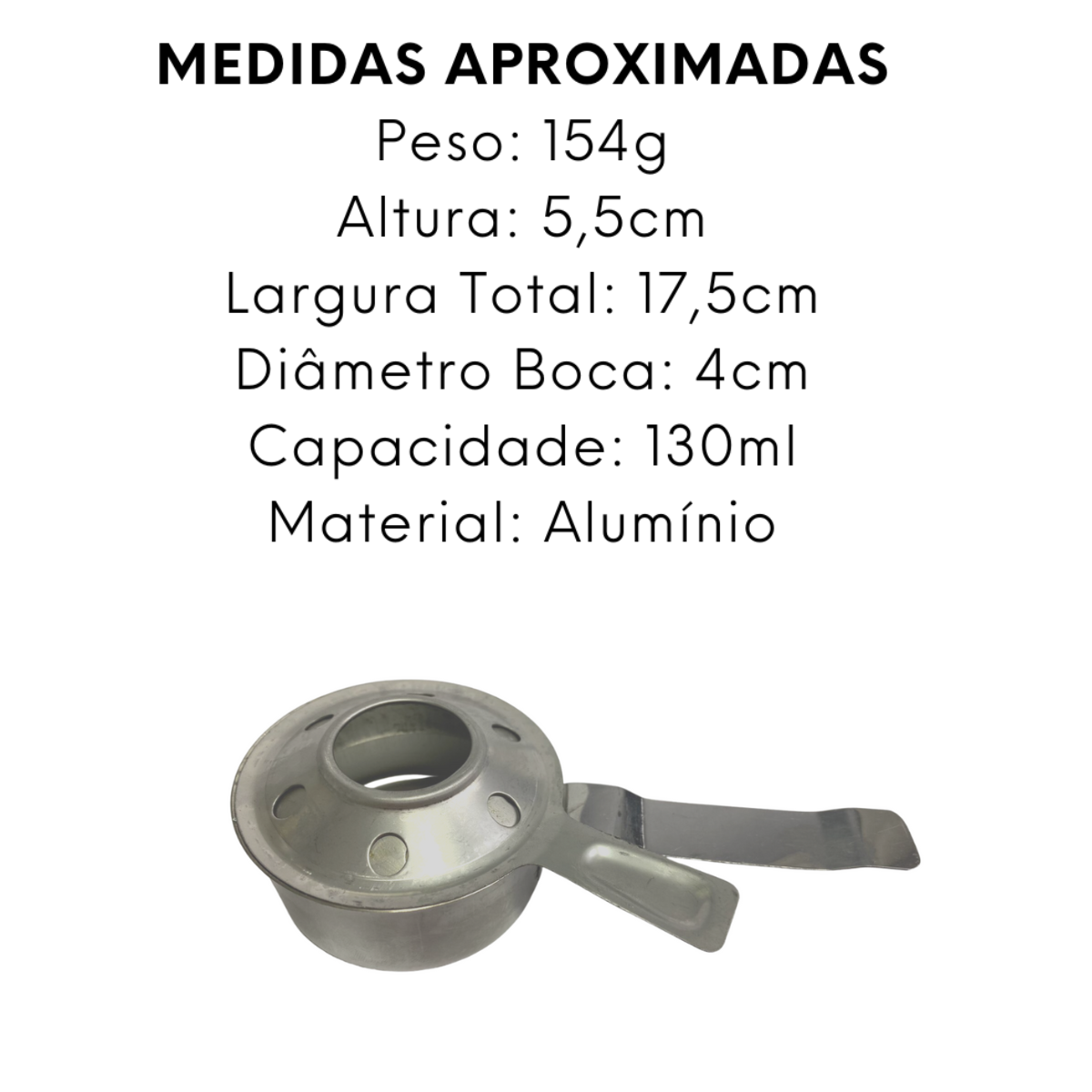 Fogareiro Queimador em Aço Inox A Gourmet