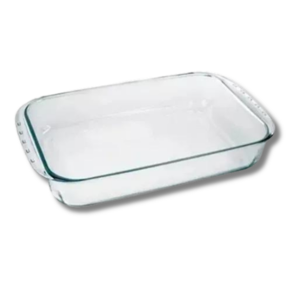 Travessa Lasanha 5L de Vidro Temperado Sem Tampa Nadir