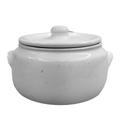 Caçarola Ceramica Branca Com Tampa 4,1L