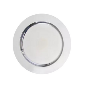 Sousplat em Aço Inox Leve 33cm Cheff Line